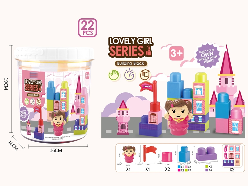 BUILDING BLOCKS 22PCS - HP1157764