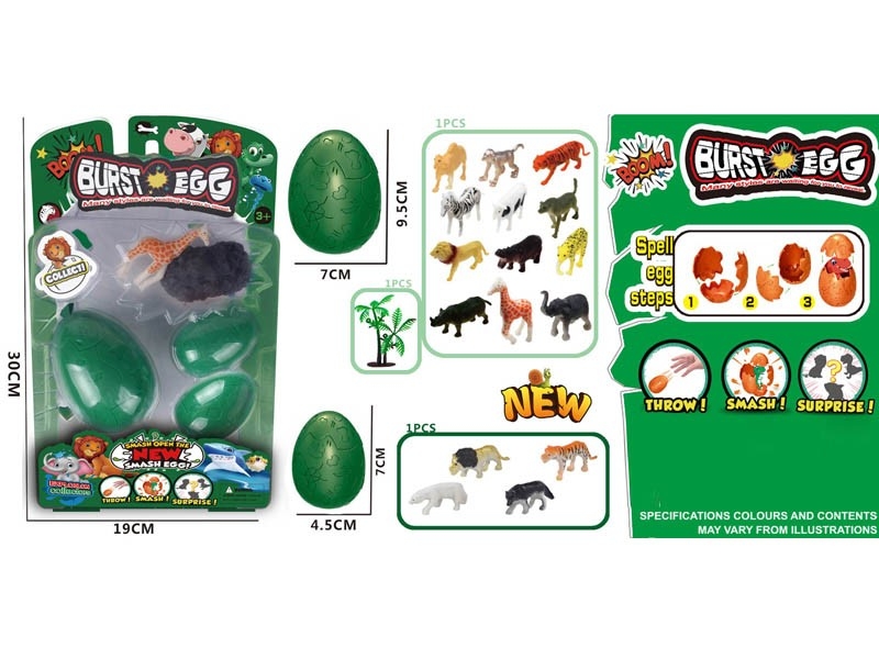 BURST EGG W/ANIMALS,3PCS - HP1157968