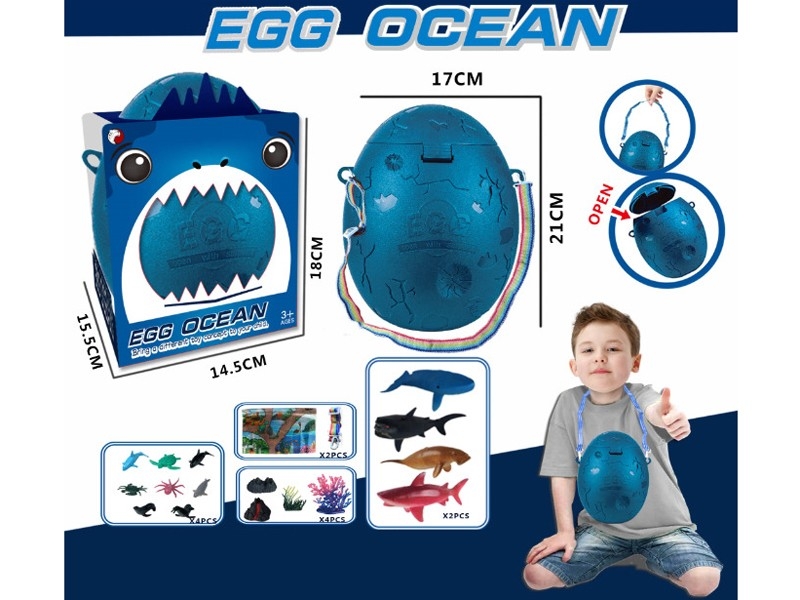 BURST EGG W/SEA ANIMALS - HP1157993