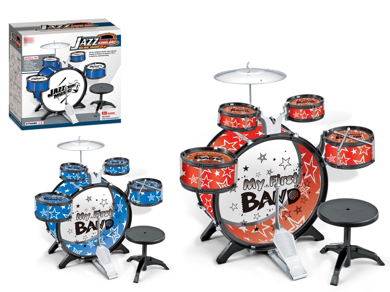 JAZZ DRUM SET RED/BLUE - HP1158249