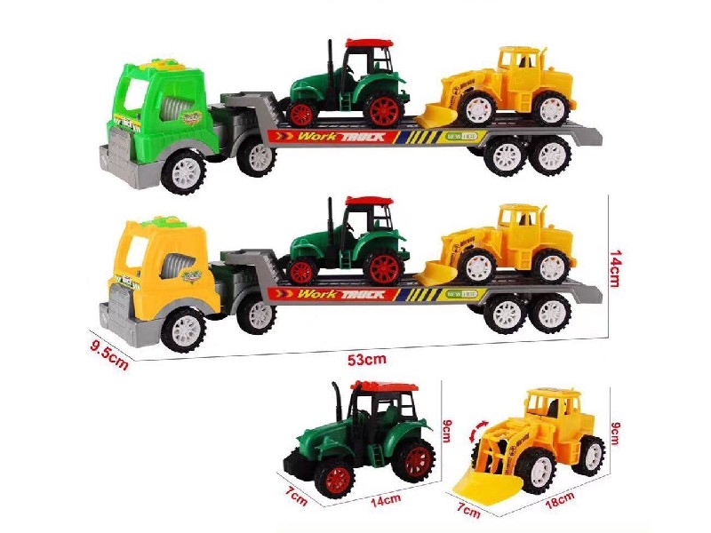 FRICTION TRUCK W/FREE WAY CONSTRUCTION CAR - HP1158538
