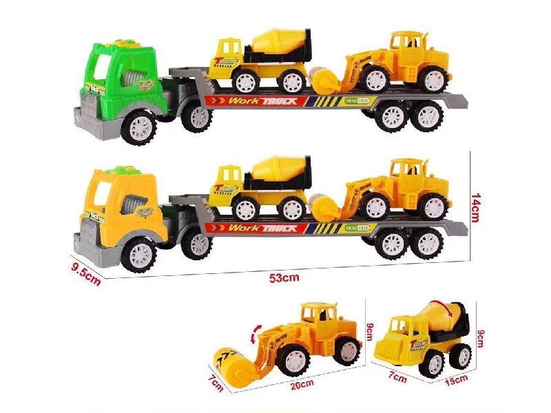 FRICTION TRUCK W/FREE WAY CONSTRUCTION CAR - HP1158540