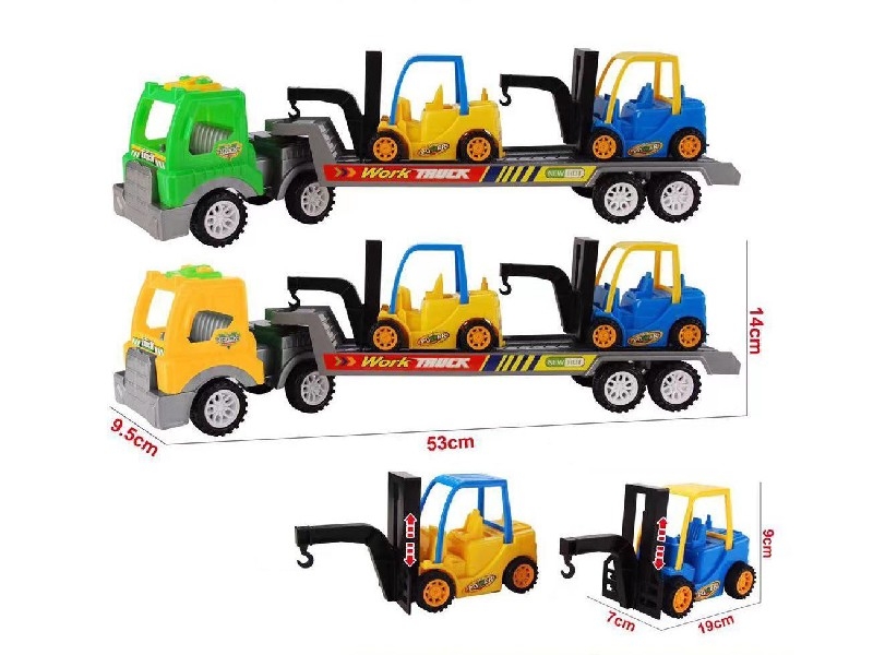 FRICTION TRUCK W/FREE WAY CONSTRUCTION CAR - HP1158541