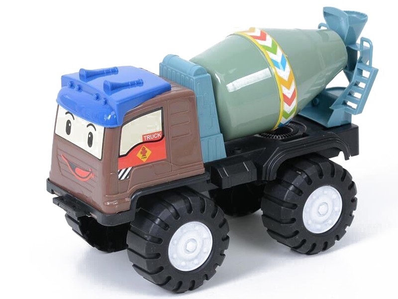 FREE WAY CONSTRUCTION CAR，BROWN/PINK - HP1158553