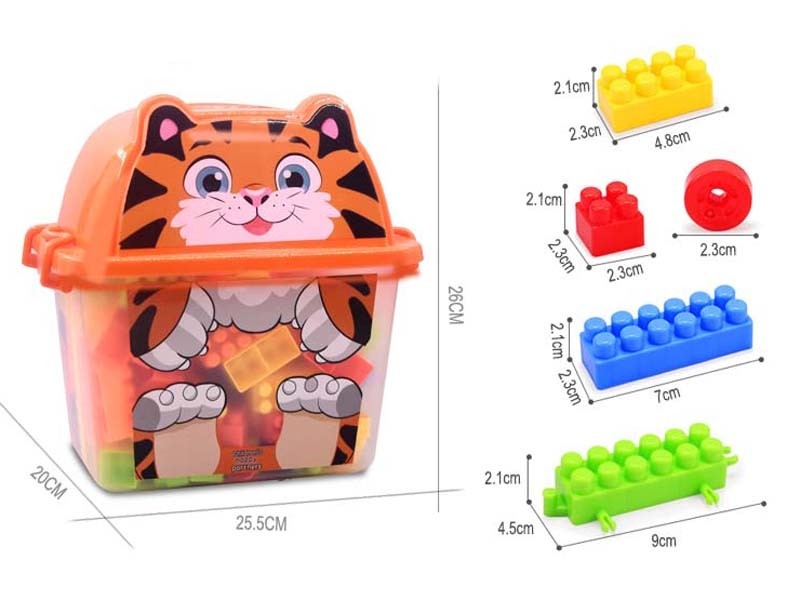 BUILDING BLOCKS 350G（120PCS+) - HP1158739