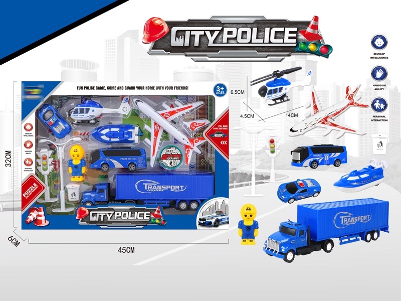 PULL BACK POLICE CAR - HP1158765
