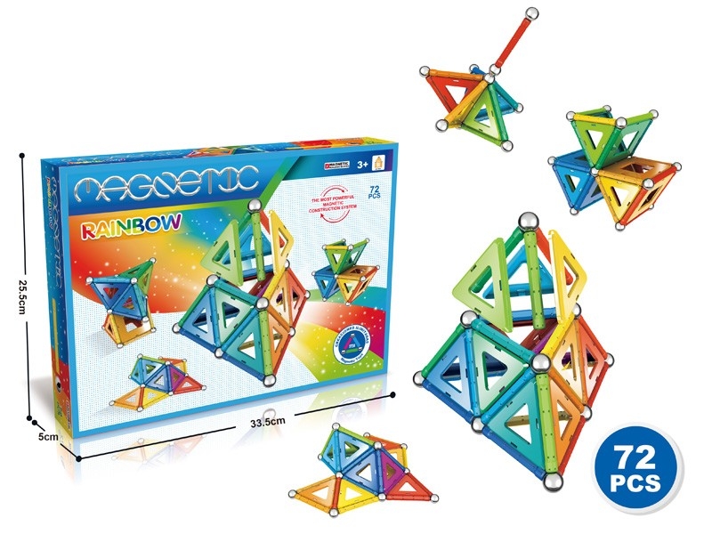 3D MAGNETIC BLOCKS 72PCS - HP1158892