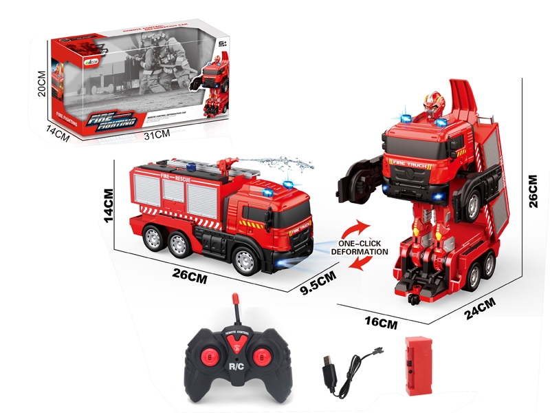 RC CAR WITH TRANSFORMER FUNCTION,INCLUDED 3.7V BATTERY - HP1159014