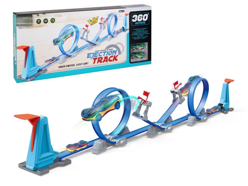 PRESS AND GO RAILWAY TRACK W/FREE WAY DIE CAST CAR 1PCS - HP1159031