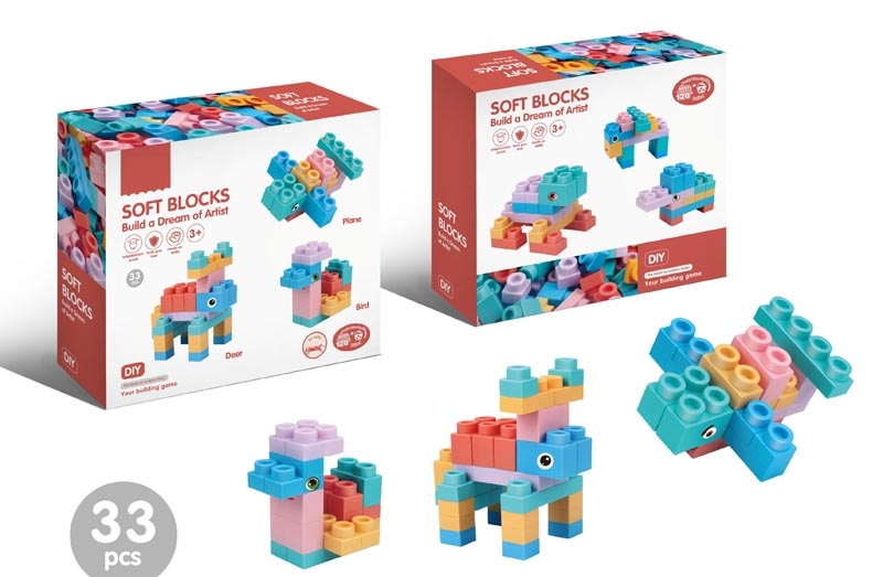 SOFT BUILDING BLOCKS (33 PCS) - HP1159167