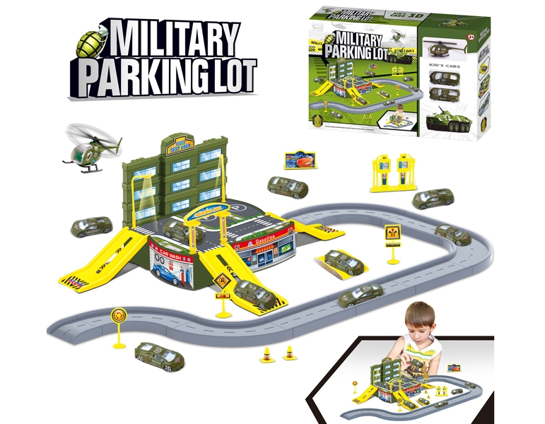 PARKING LOT W/2 FREE WAY CARS & 1 PLANE - HP1159396