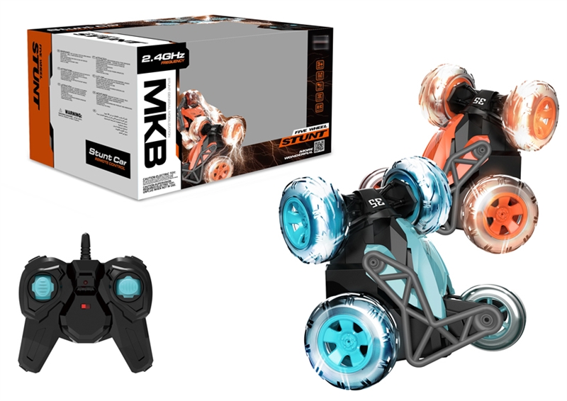 2.4G R/C STUNT CAR W/LIGHT ORANGE/BLUE - HP1159443