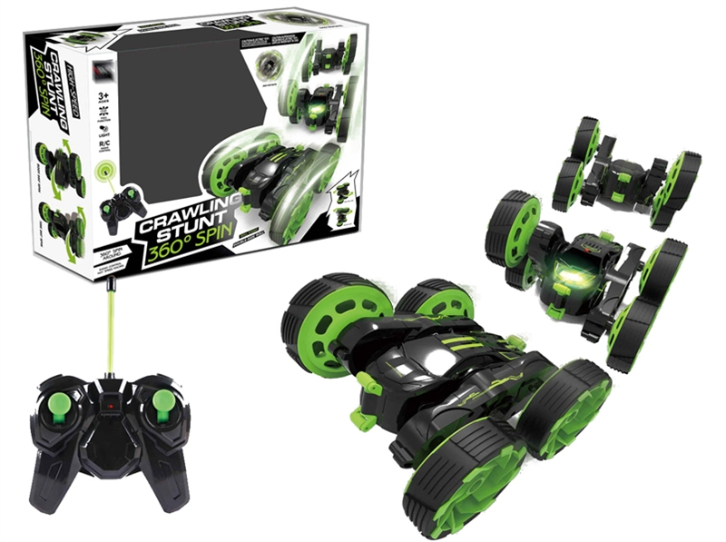 R/C STUNT CAR W/LIGHT INCLUDED 1X7.4（500MAH）BATTERY+2*1.5AA+ 1PC USB - HP1159445