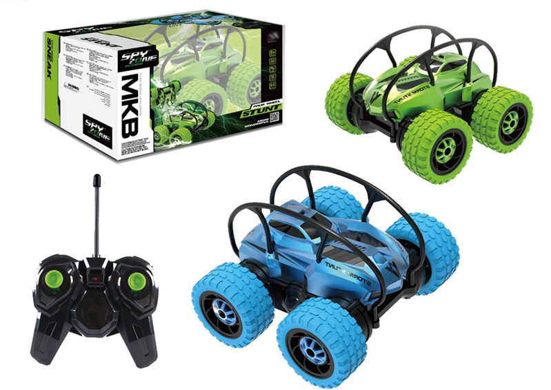2.4G R/C STUNT CAR GREEN/BLUE - HP1159449