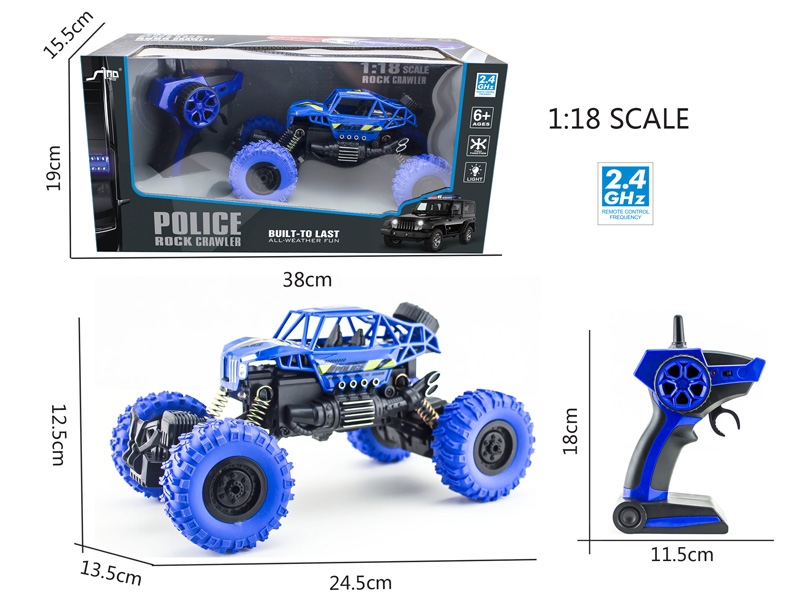 1:18 4 FUNCTION R/C CAR W/LIGHT - HP1159518