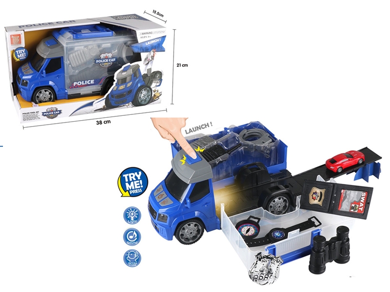 POLICE CAR W/LIGHT AND SOUND INCLUDED 3XLR46 - HP1159637