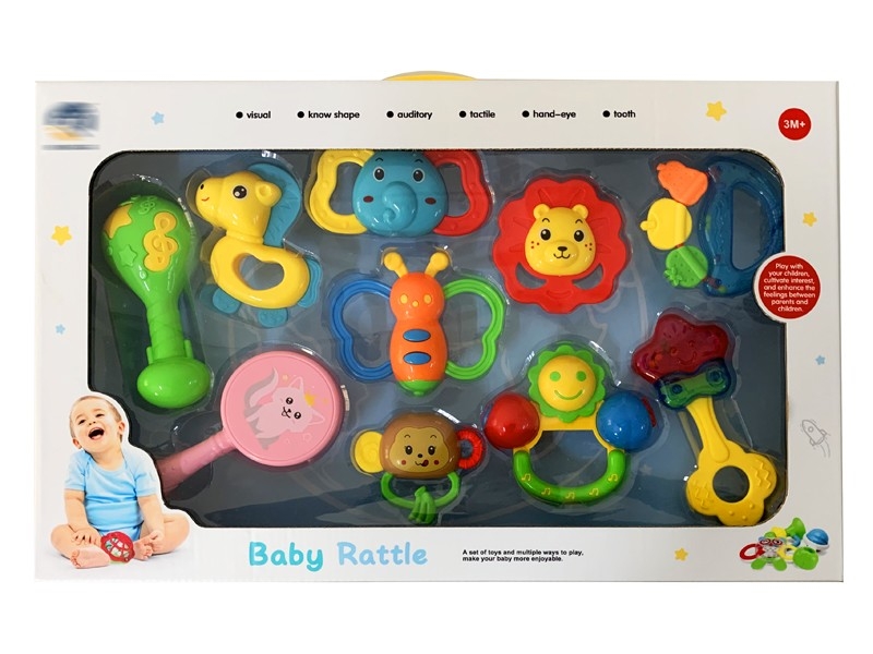 BABY RATTLE 10 PCS - HP1160033