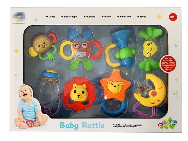 BABY RATTLE 8 PCS - HP1160036