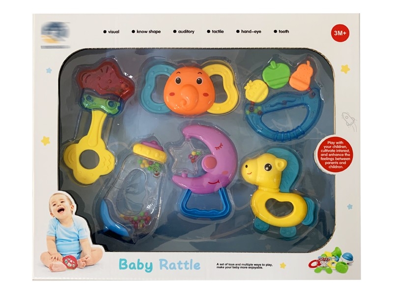 BABY RATTLE 6 PCS - HP1160037