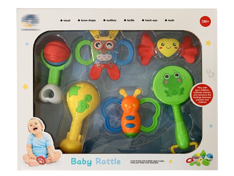 BABY RATTLE 6 PCS - HP1160040