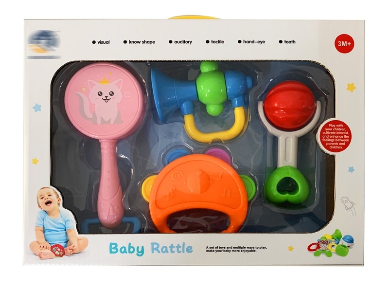 BABY RATTLE 4 PCS - HP1160044