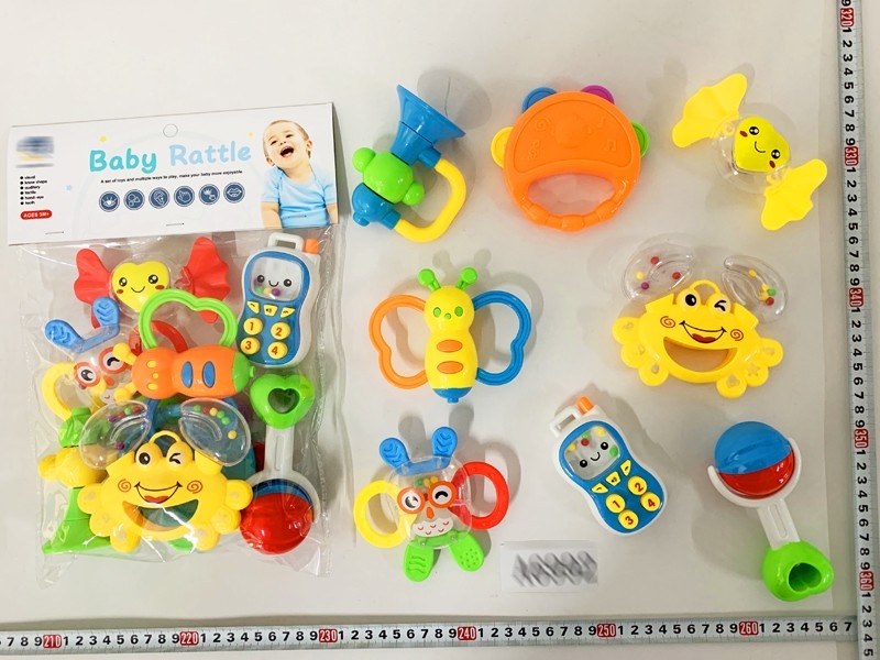 BABY RATTLE 8 PCS - HP1160046