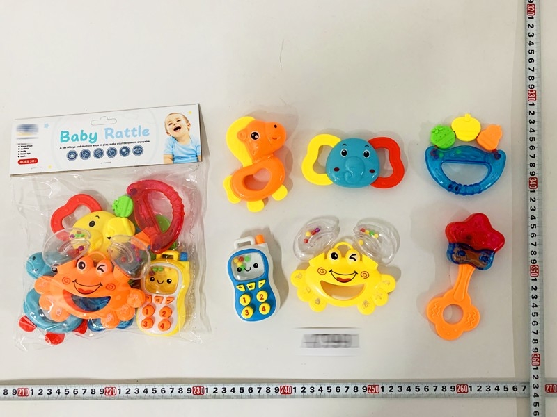 BABY RATTLE 6 PCS - HP1160049