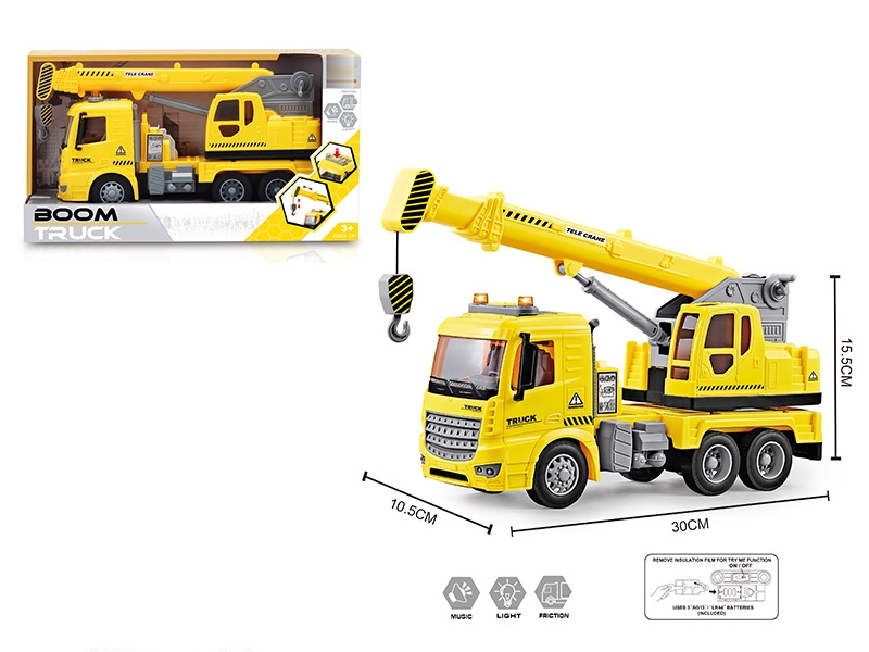 FRICTION CONSTRUCTION TRUCK W/LIGHT&MUSIC - HP1161105