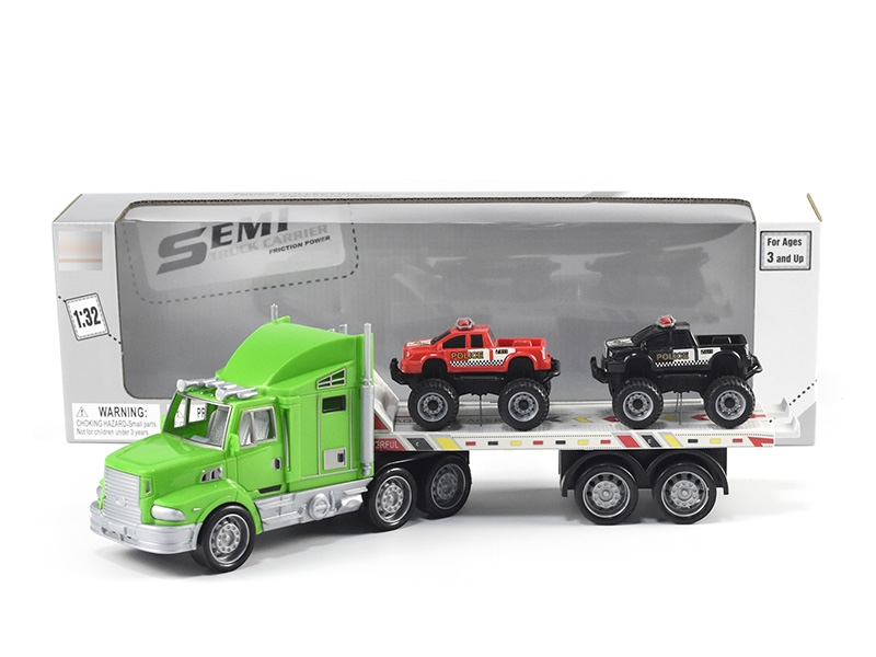 FRICTION TRUCK W/FREE WAY CAR 2PCS - HP1161110