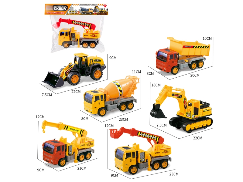 FRICTION CONSTRUCTION CAR 6 ASST. - HP1161599