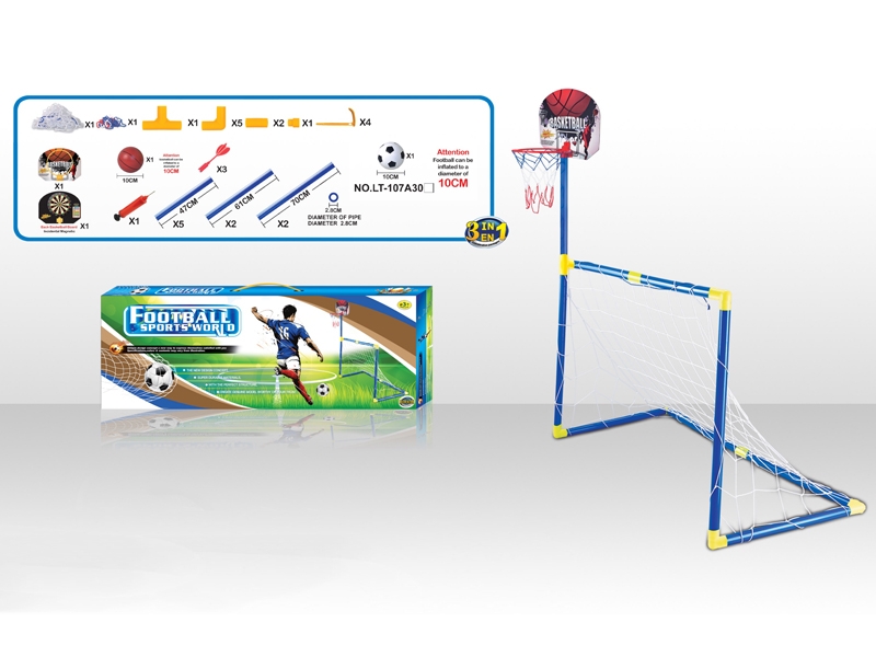 FOOTBALL SET W/10CM BALL - HP1161669