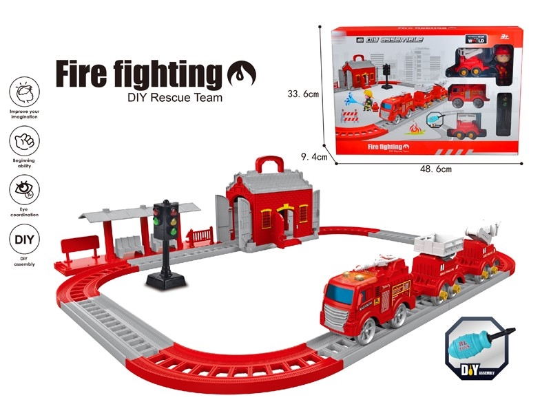 ASSEMBLY FIRE ENGINE RAILWAY SET - HP1161696