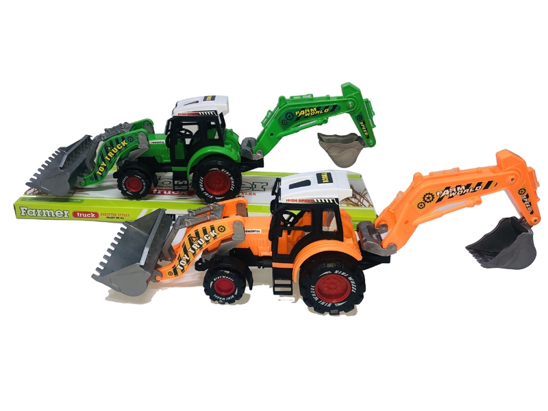 FRICTION FARMER TRUCK，YELLOW/GREEN - HP1161721