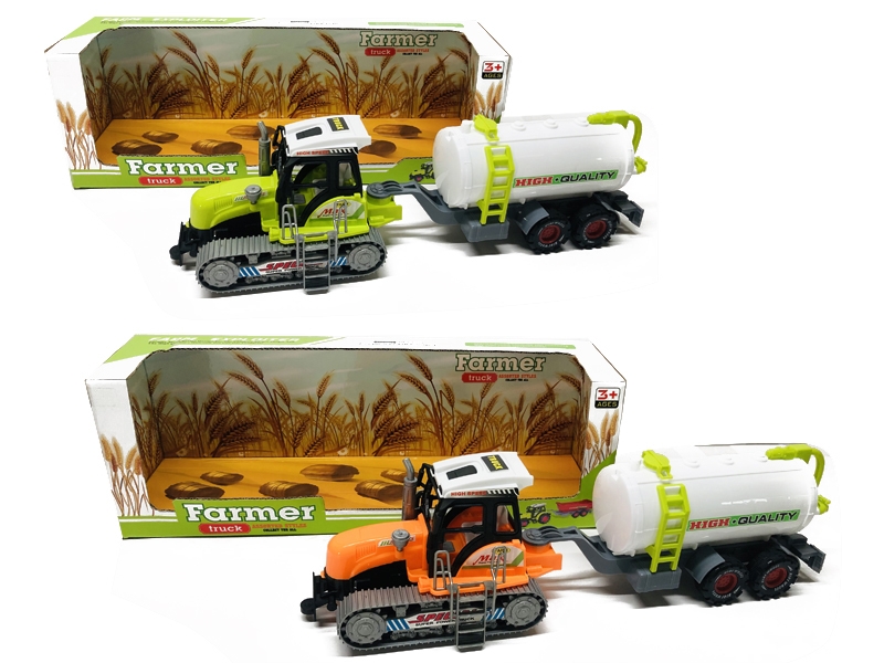 FRICTION FARMER TRUCK，YELLOW/GREEN - HP1161723