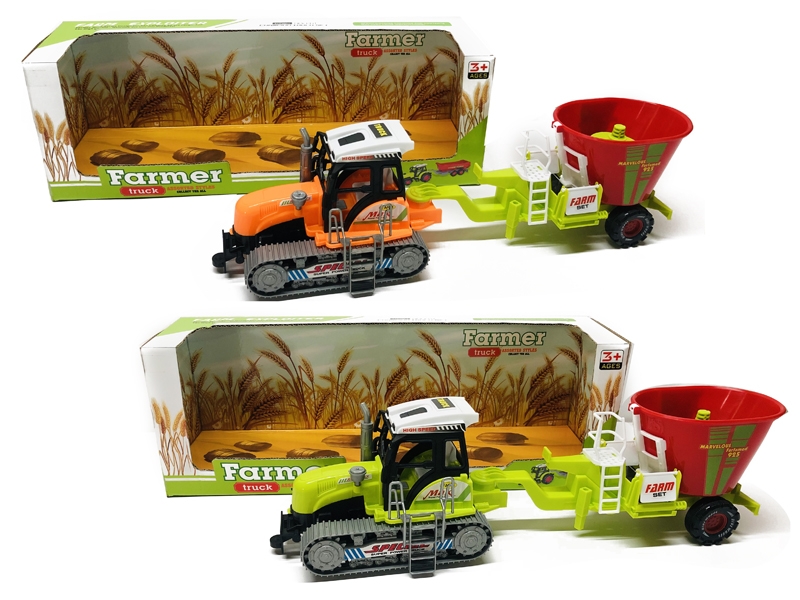 FRICTION FARMER TRUCK，YELLOW/GREEN - HP1161724