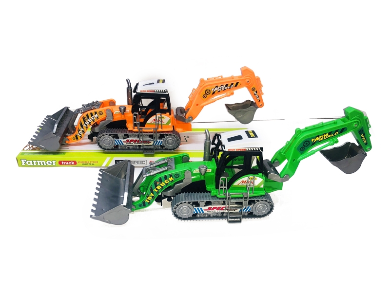 FRICTION FARMER TRUCK，YELLOW/GREEN - HP1161725