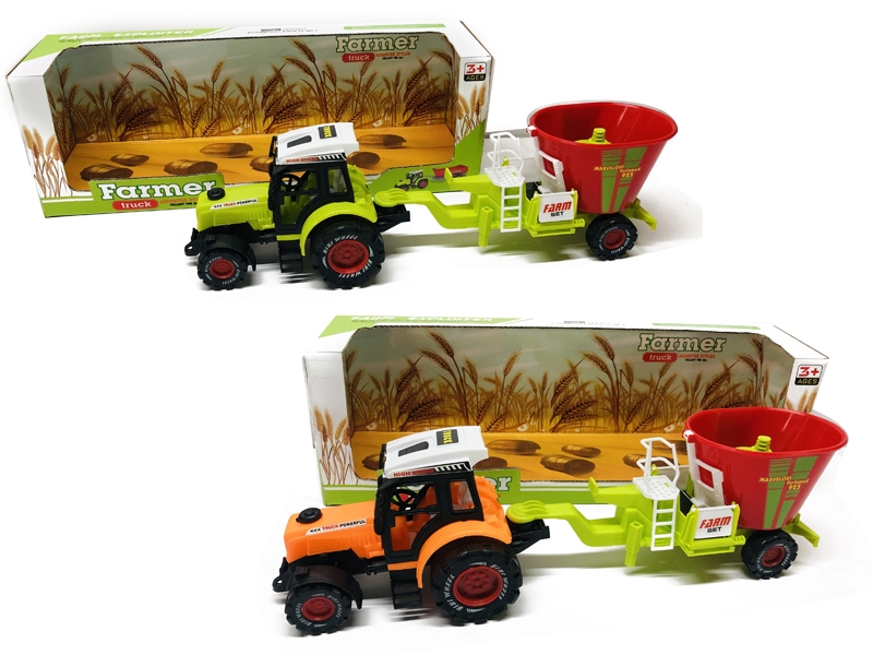 FRICTION FARMER TRUCK，YELLOW/GREEN - HP1161728