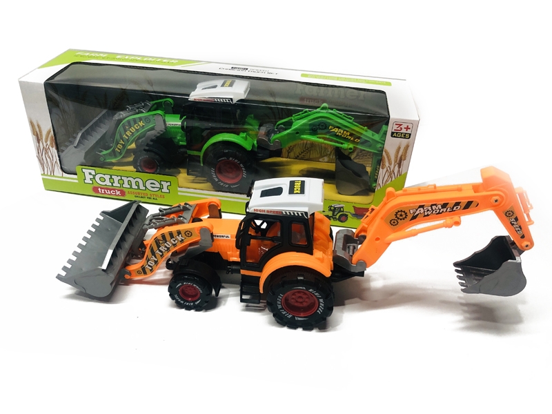 FRICTION FARMER TRUCK，YELLOW/GREEN - HP1161729