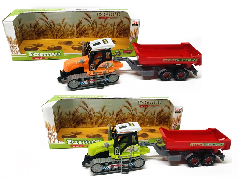 FRICTION FARMER TRUCK，YELLOW/GREEN - HP1161730