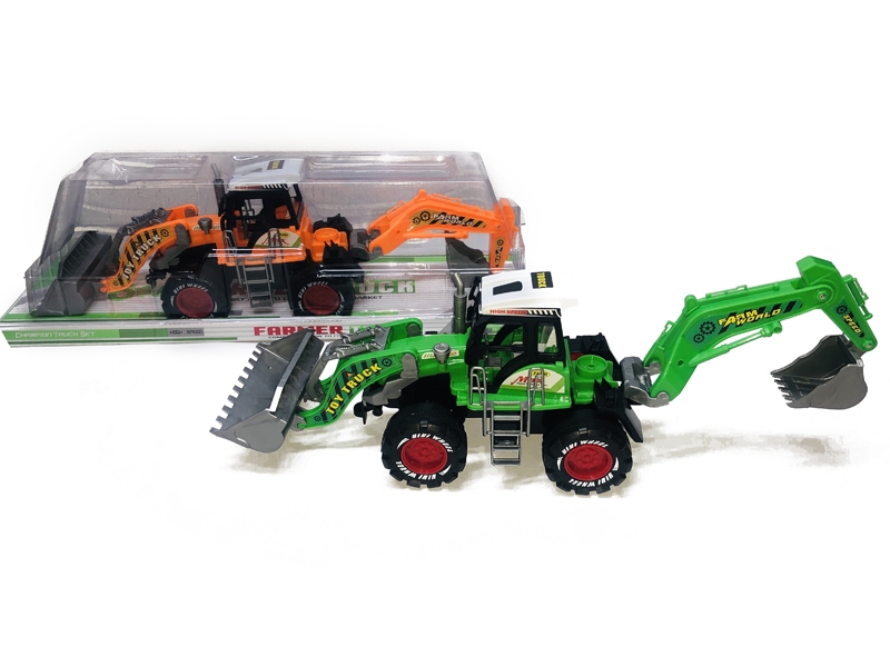 FRICTION FARMER TRUCK，YELLOW/GREEN - HP1161734