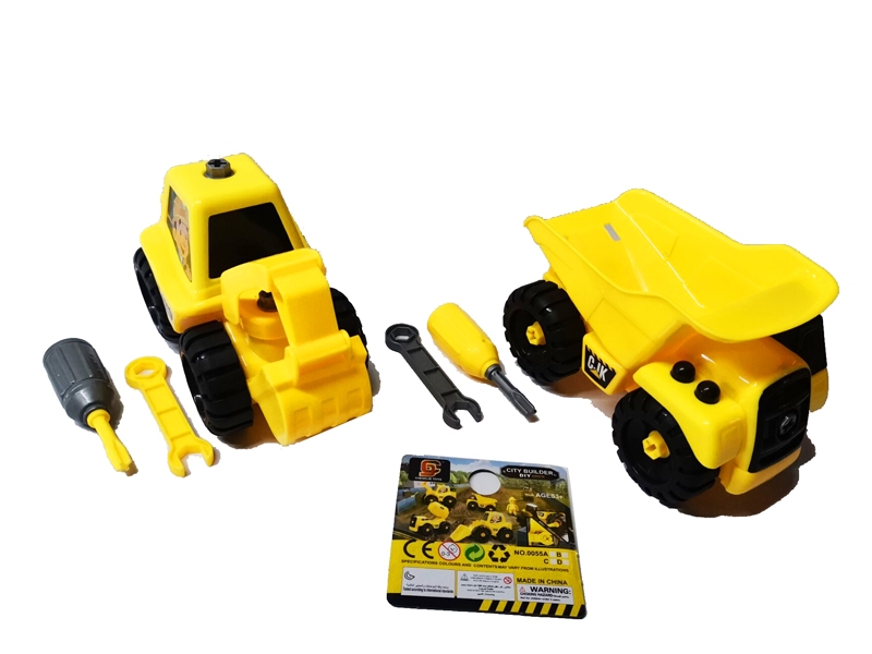 ASSEMBLE FREE WAY CONSTRUCTION CAR 2ASST - HP1161917