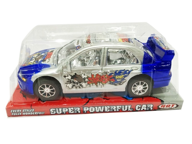 FRICTION POLICE CAR RED/BLUE/SILVER - HP1161926