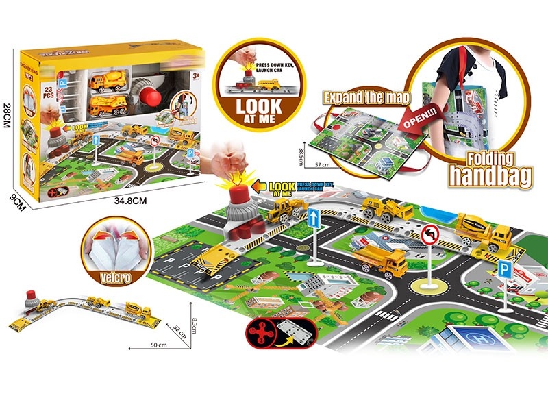 PARKING LOT DIE CAST PLAY SET - HP1162332