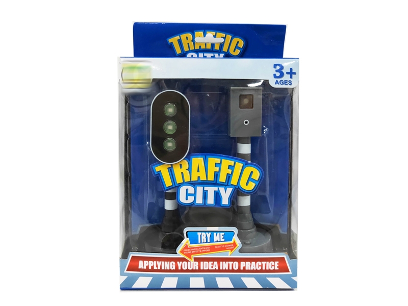 B/O TRAFFIC LIGHT+OADBLOCK W/LIGHT & SOUND - HP1162498