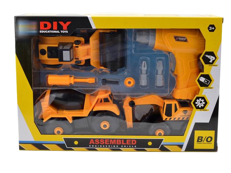 FREE WAY CONSTRUCTION CAR+WITH ELECTRIC DRILL - HP1162503
