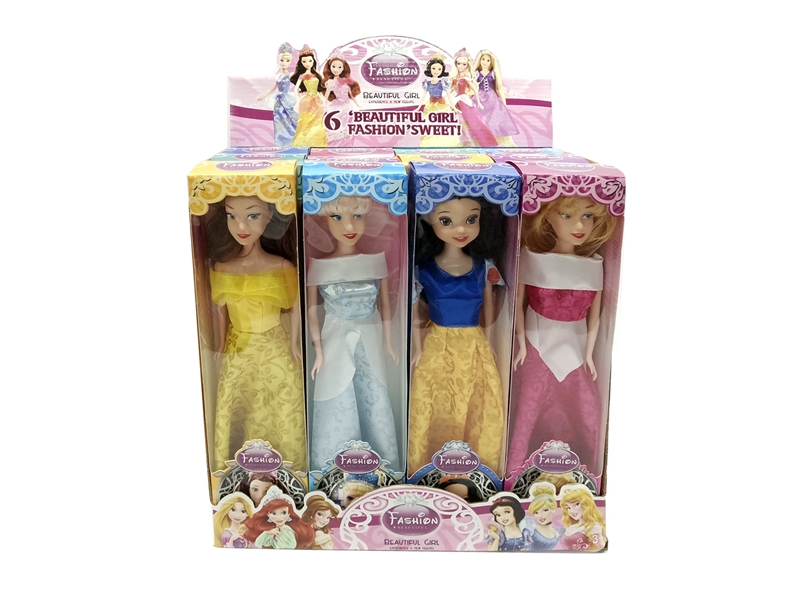 11寸迪士尼芭比娃娃（12pcs），6款混装 - HP1162838
