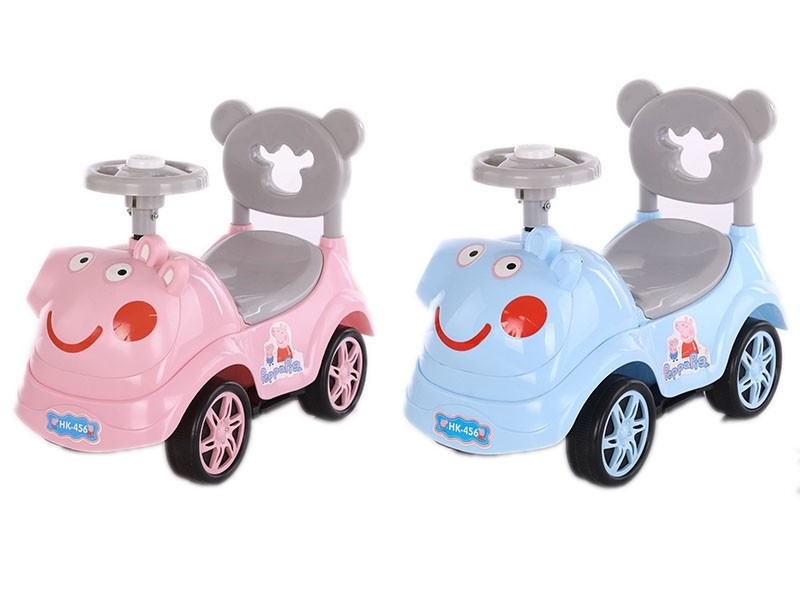 B/O CHILD CAR W/EARLY EDUCATION & LIGHT & MUSIC,PINK/BLUE - HP1162890