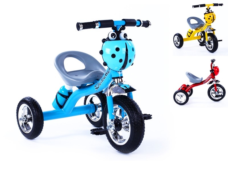 CHILD TRICYCLE W/MUSIC,RED/BLUE/YELLOW - HP1162916