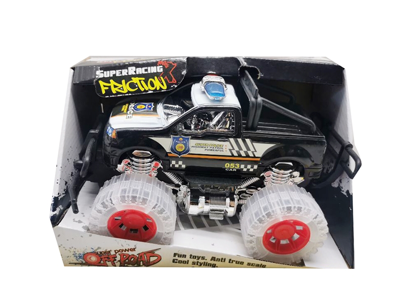 FRICTION POLICE CAR W/LIGHT & MUSIC - HP1163132