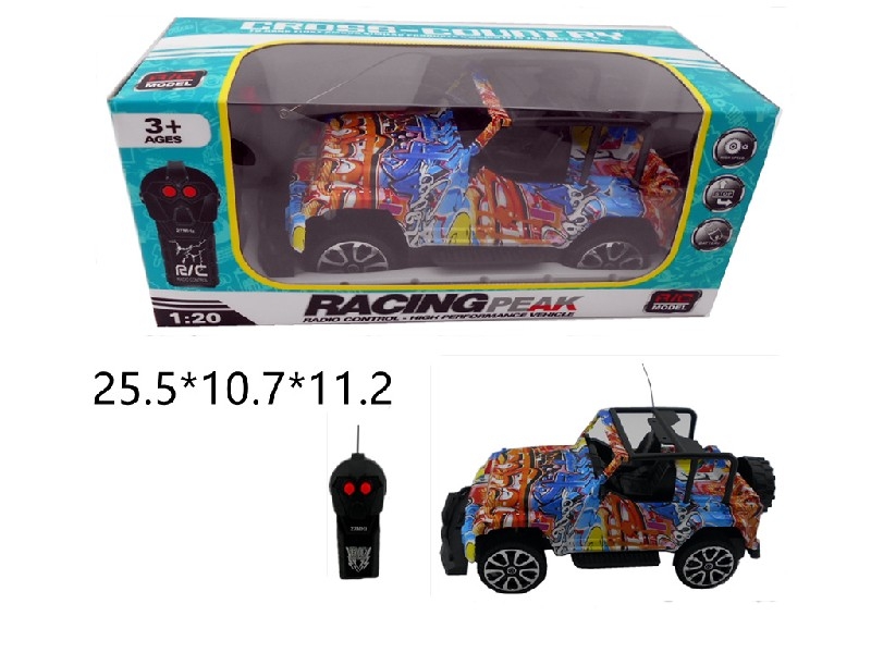 1:20 2 FUNCTION R/C CAR 2 COLOUR - HP1163173